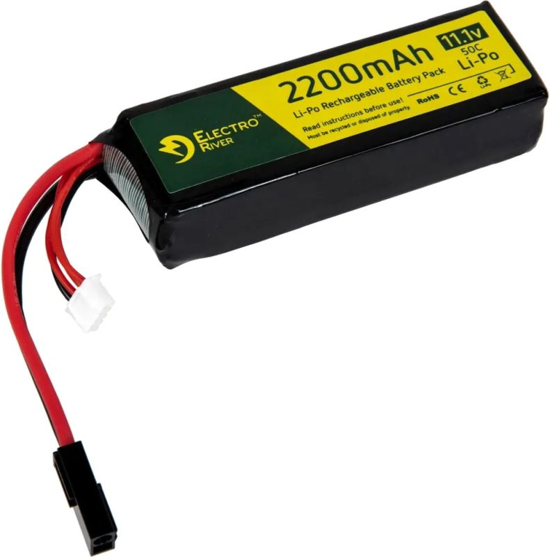 ELECTRO RIVER LiPo batéria 11,1V 2200mAh 3S 50C (1pack)