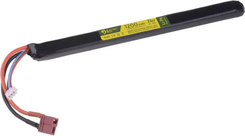 ELECTRO RIVER LiPo batéria 7,4V 1200mAh 2S 20/40C TDean (1pack)