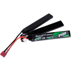 GENS ACE LiPo batéria 11,1V 2400mAh 3S 25C TDean (3pack)