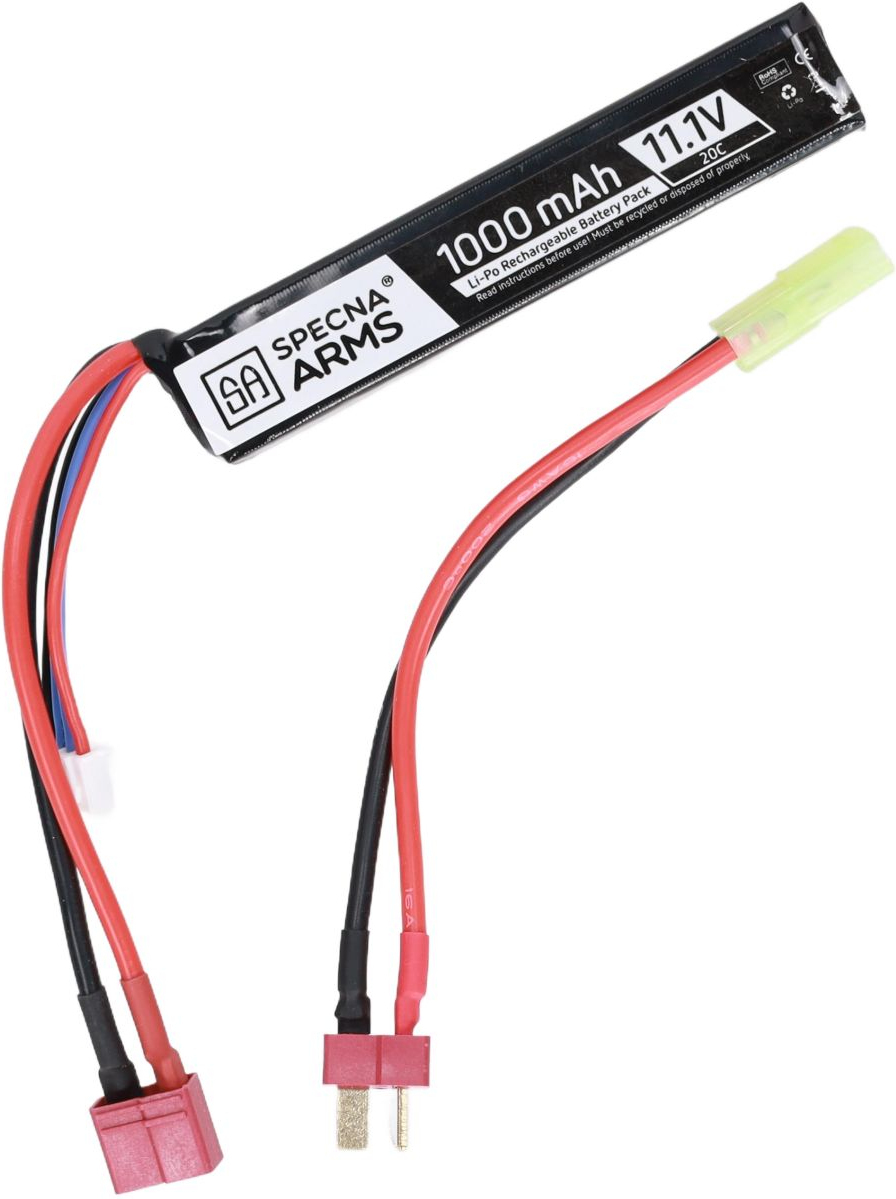 SPECNA ARMS LiPo batéria 11,1V 1000mAh 3S 20C TDean (1pack)