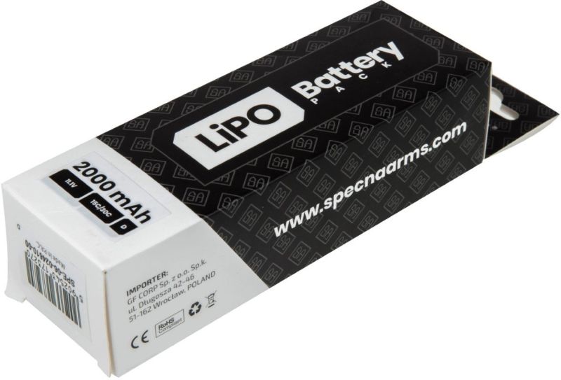 SPECNA ARMS LiPo batéria 11,1V 2000mAh 3S 15/30C TDean (3pack)