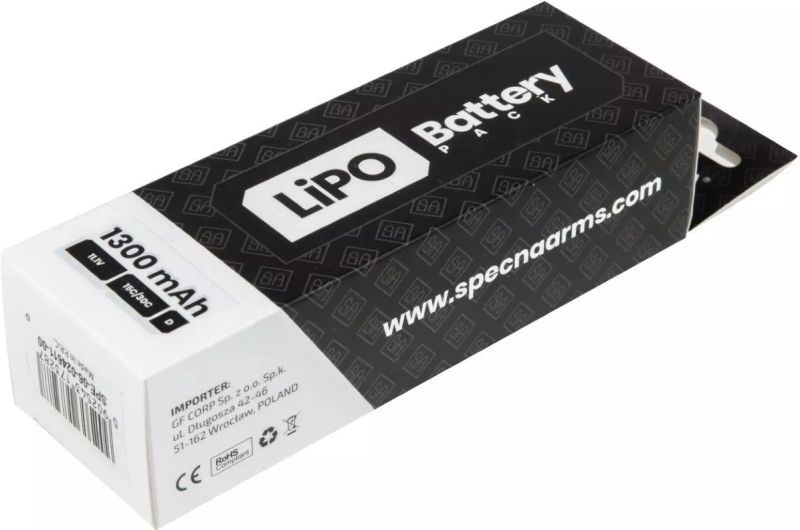 SPECNA ARMS LiPo batéria 11,1V 1300mAh 3S 15/30C TDean (3pack)