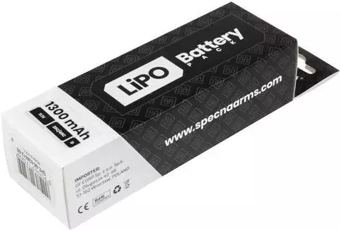 SPECNA ARMS LiPo batéria 11,1V 1300mAh 3S 20/40C TDean (1pack)