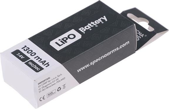 SPECNA ARMS LiPo batéria 7,4V 1300mAh 2S 15-30C (1pack)