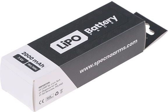 SPECNA ARMS LiPo batéria 7,4V 2000mAh 2S 15-30C (1pack)