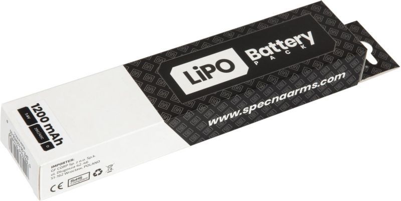 SPECNA ARMS LiPo batéria 7.4V 1200mAh 2S 20C/40C TDean (1pack)