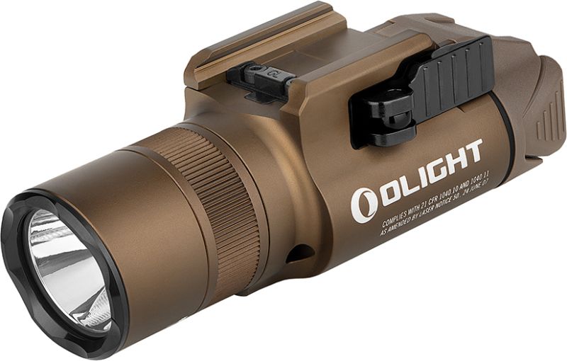 OLIGHT Svietidlo na zbraň BALDR PRO R 1350 lm zelený laser - desert tan (OL721)