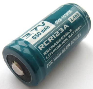 OLIGHT Batéria RCR123A 650 mAh 3,7V nabíjateľná (PO77)