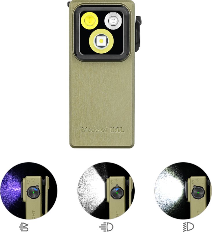 OLIGHT Svietidlo Oclip Ultra 530lm - olive green