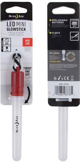 NITE IZE Svietidlo LED Mini Glowstick - red (MGS-10-R6)