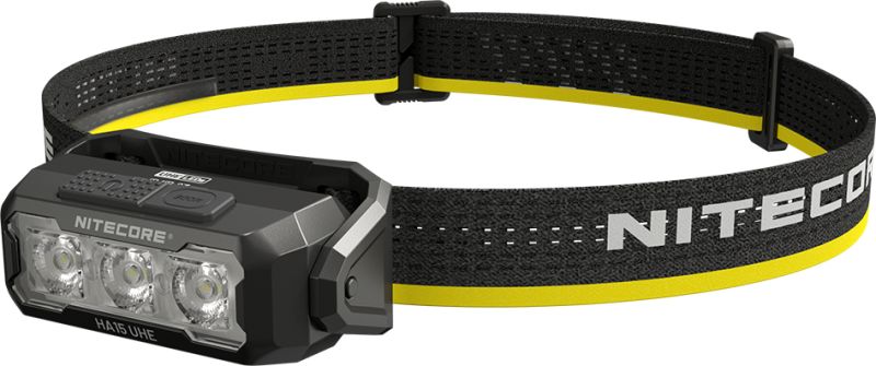 NITECORE Čelovka HA15 UHE s akumulátorom NL1411R - yellow / black (NC-HA15R)