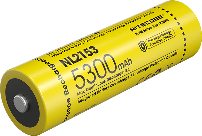 NITECORE Li-Ion akumulátor 21700 nabíjateľná 5300mAh 8A (NL2153)