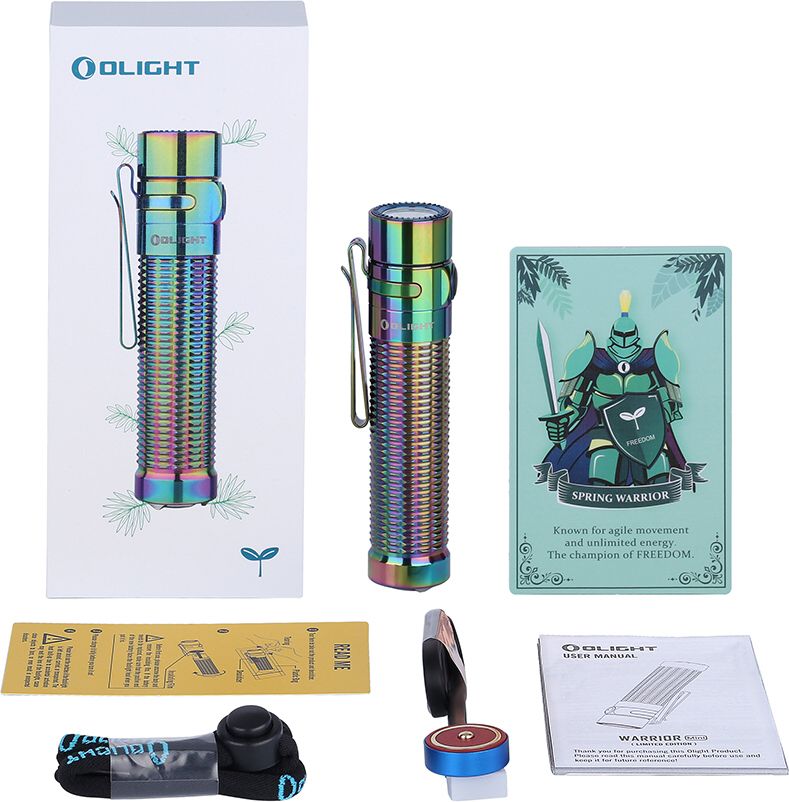 OLIGHT Svietidlo Warrior Mini 1500 lm limitovaná edicia - spring (OL622)