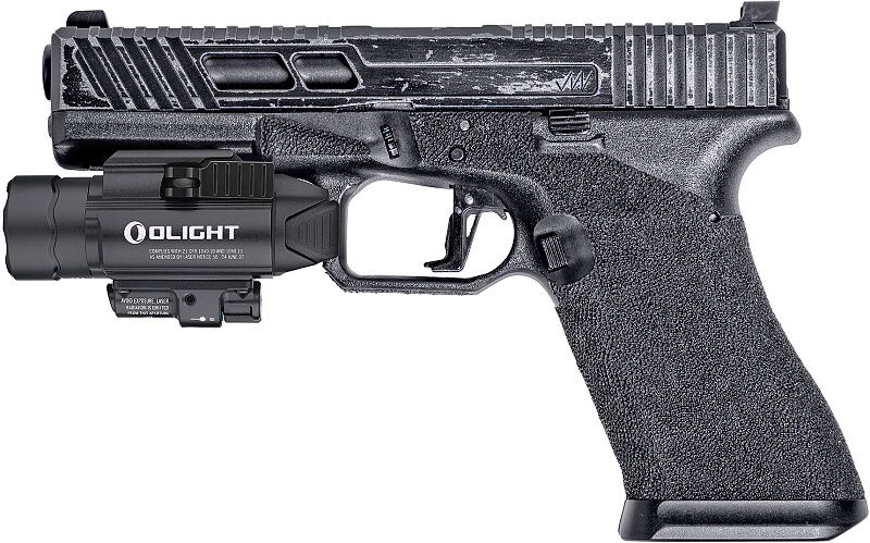 OLIGHT Svietidlo na zbraň Baldr IR 1350 lm - IR zelený laser - čierne (OL618)