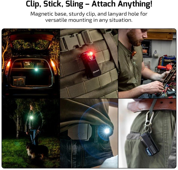 OLIGHT Svietidlo Oclip Pro 500lm - black (OL805)