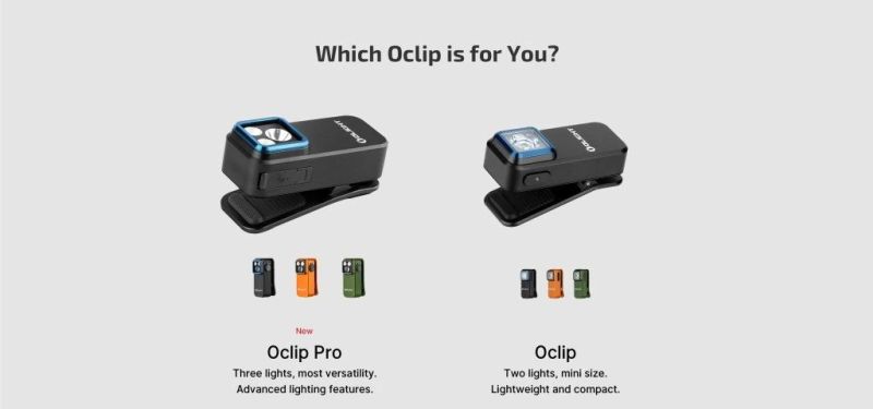 OLIGHT Svietidlo Oclip Pro 500lm - black (OL805)