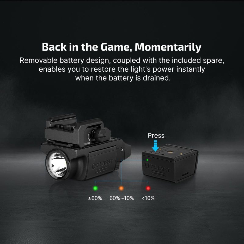 OLIGHT Svietidlo PL-Mini 3 Valkyrie 600lm  - black 