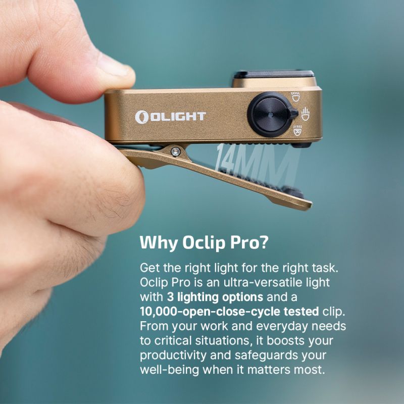 OLIGHT Svietidlo Oclip Pro 500lm - ancient script