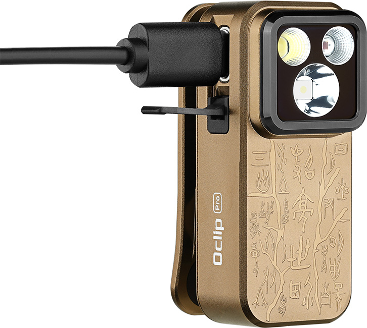 OLIGHT Svietidlo Oclip Pro 500lm - ancient script