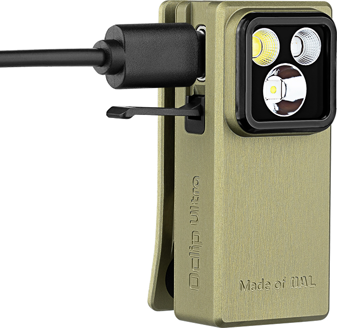 OLIGHT Svietidlo Oclip Ultra 530lm - olive green