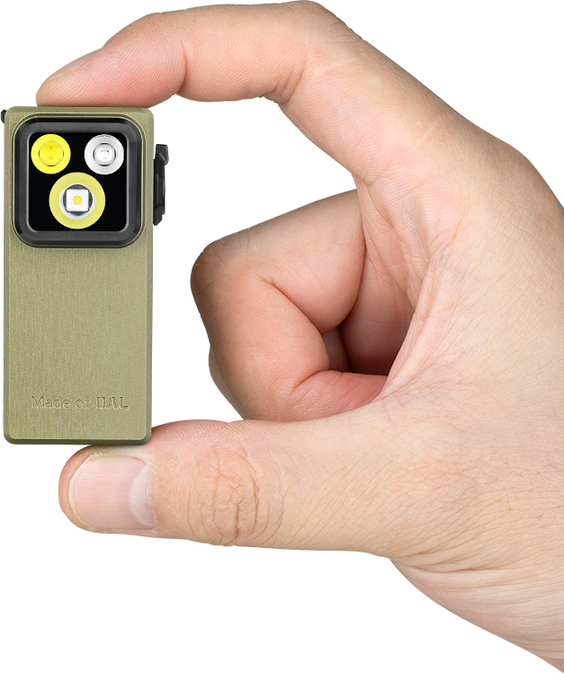 OLIGHT Svietidlo Oclip Ultra 530lm - olive green