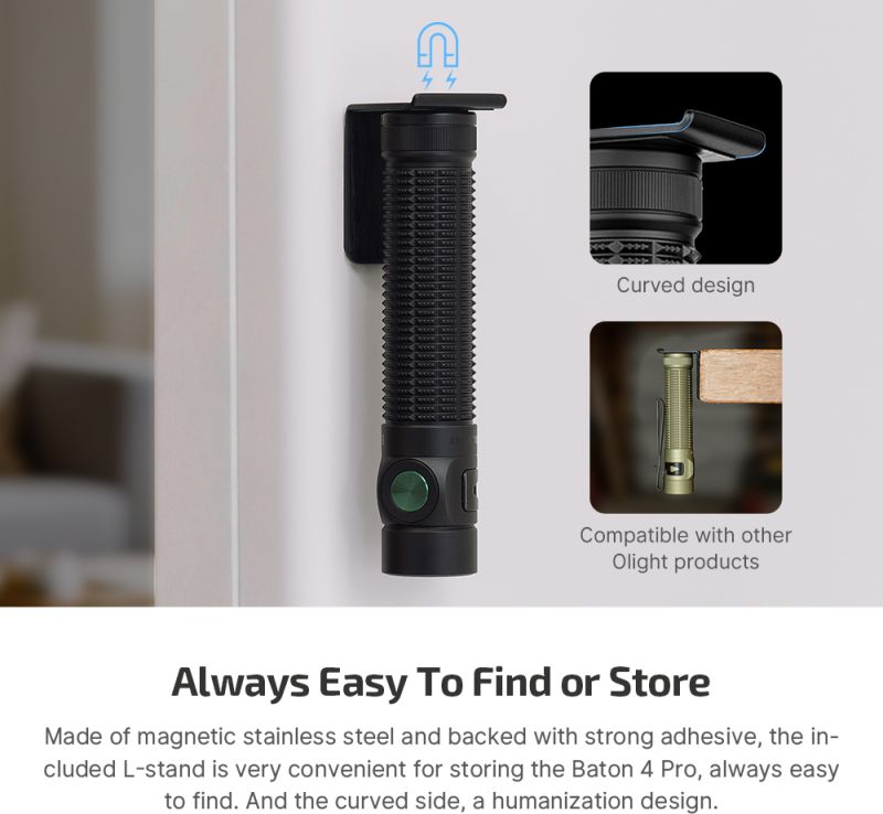 OLIGHT Svietidlo Baton 4 Pro CW - matte black