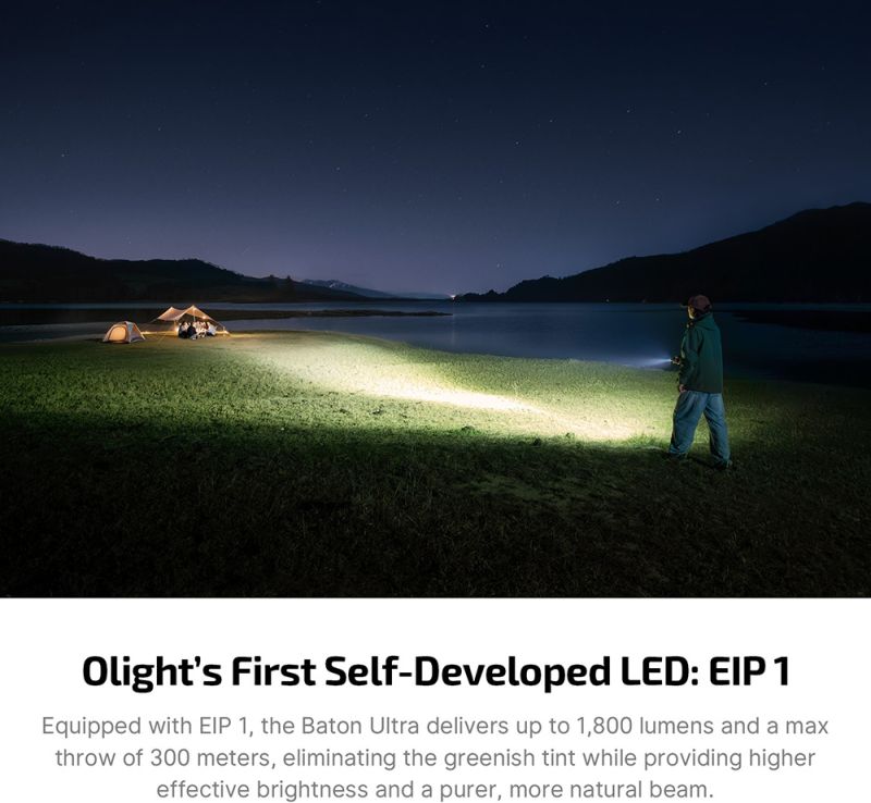 OLIGHT Svietidlo Baton Ultra - olive green