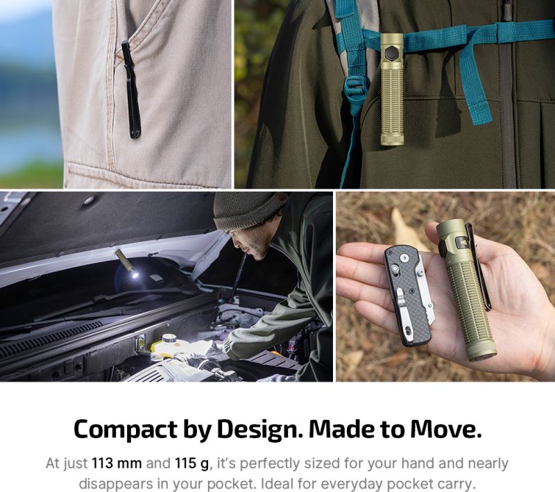 OLIGHT Svietidlo Baton Ultra - olive green