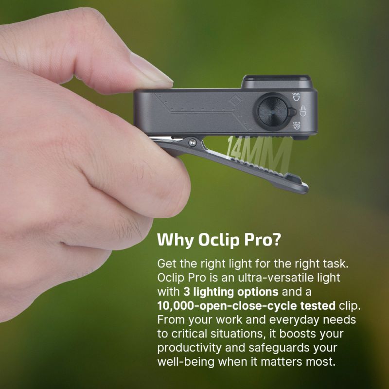 OLIGHT Svietidlo Oclip Pro 500lm - phantom squadron