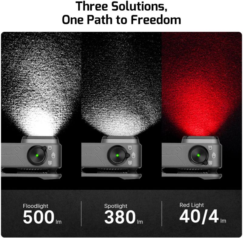 OLIGHT Svietidlo Oclip Pro 500lm - phantom squadron
