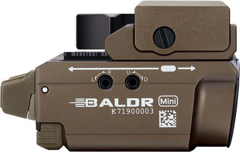 OLIGHT Svietidlo na zbraň Baldr Mini 600 lm desert - zelený laser (OL590)