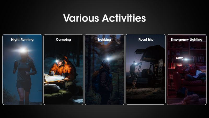 NITECORE Čelovka HA15 UHE s akumulátorom NL1411R - yellow / black (NC-HA15R)