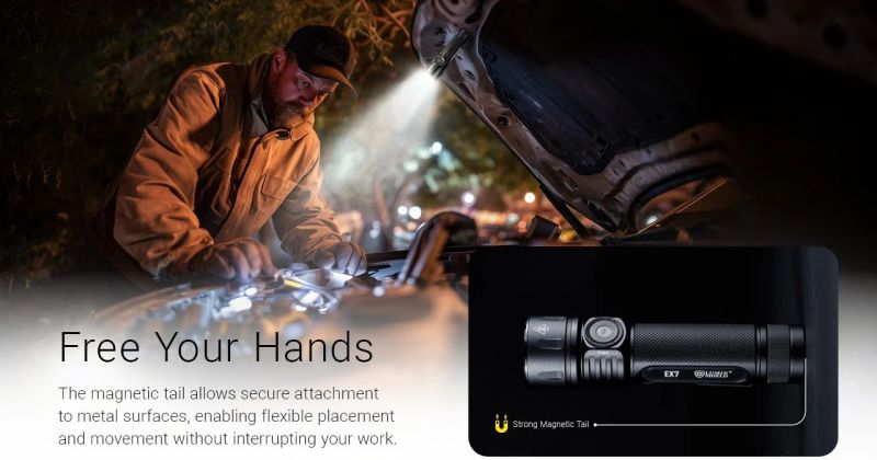 NITECORE Svietidlo EX7 - black (NC-EX7)