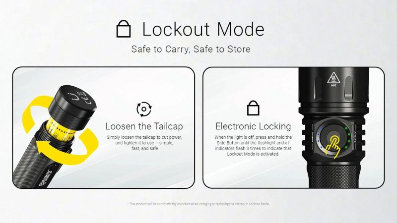 NITECORE Svietidlo EX7 - black (NC-EX7)