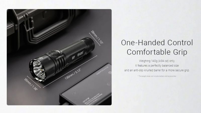 NITECORE Svietidlo EX7 - black (NC-EX7)