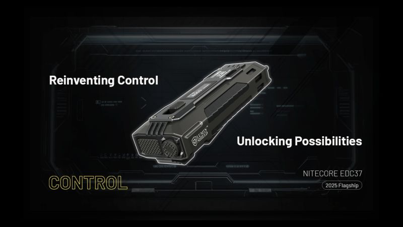 NITECORE Svietidlo EDC37 Ultimate Tactical - black (NC-EDC37)