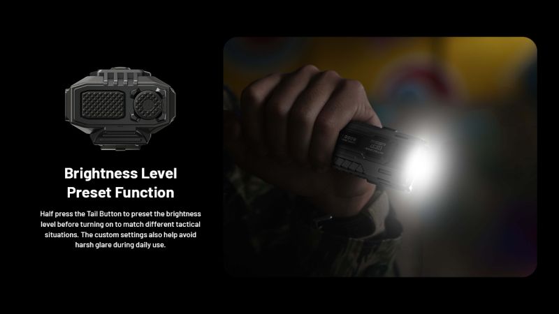 NITECORE Svietidlo EDC37 Ultimate Tactical - black (NC-EDC37)