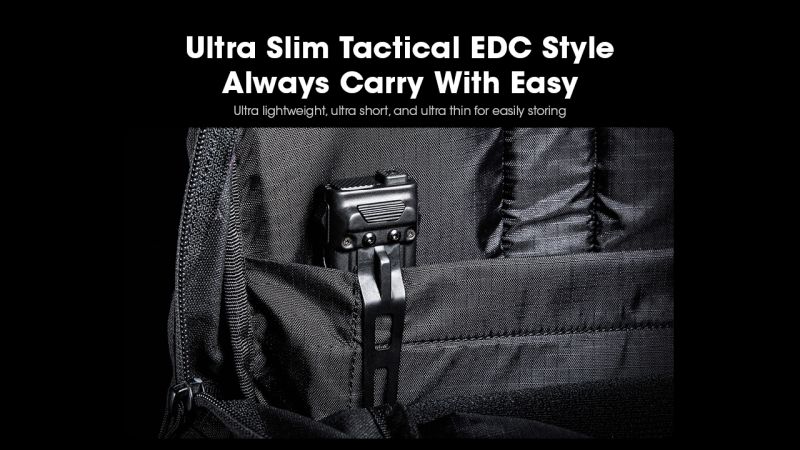 NITECORE Svietidlo EDC23 UltraSlim - black (NC-EDC23)