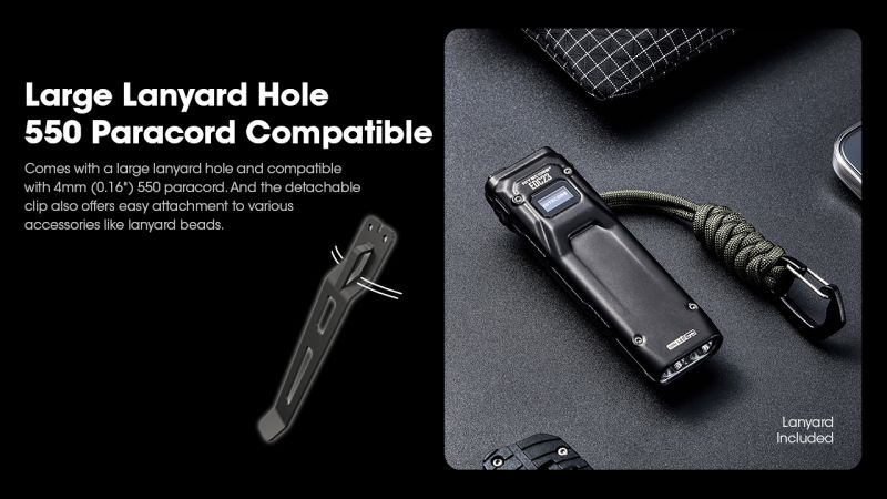 NITECORE Svietidlo EDC23 UltraSlim - black (NC-EDC23)