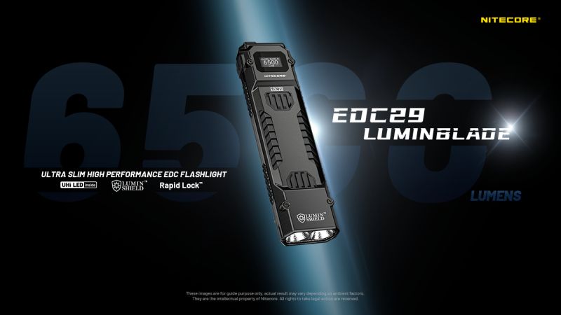 NITECORE Svietidlo EDC29 LuminBlade - black (NC-EDC29)