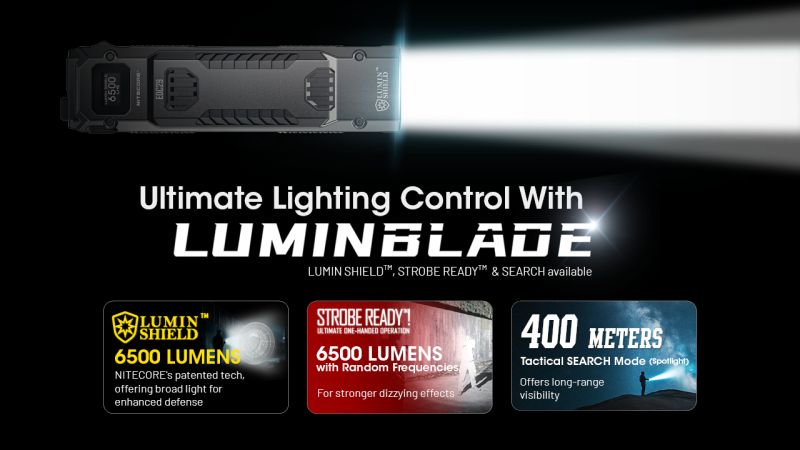 NITECORE Svietidlo EDC29 LuminBlade - black (NC-EDC29)