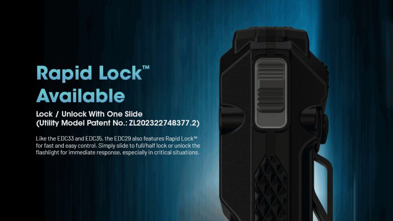 NITECORE Svietidlo EDC29 LuminBlade - black (NC-EDC29)