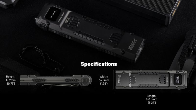 NITECORE Svietidlo EDC29 LuminBlade - black (NC-EDC29)
