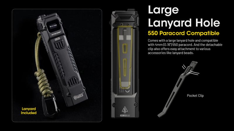 NITECORE Svietidlo EDC29 LuminBlade - black (NC-EDC29)