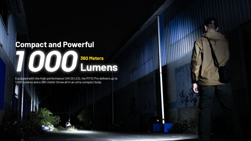 NITECORE Svietidlo MT1C PRO - black (NC-MT1C_PRO)