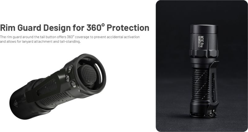 NITECORE Svietidlo MT1C PRO - black (NC-MT1C_PRO)