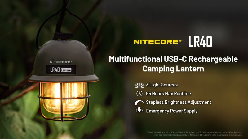 NITECORE Lampášik LR40 - green (NC-LR40-gn)