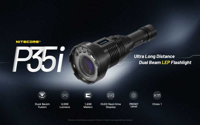 NITECORE Svietidlo P35i - čierne (NC-P35i)