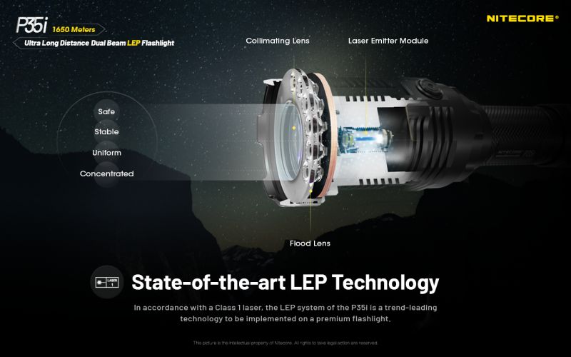 NITECORE Svietidlo P35i - čierne (NC-P35i)