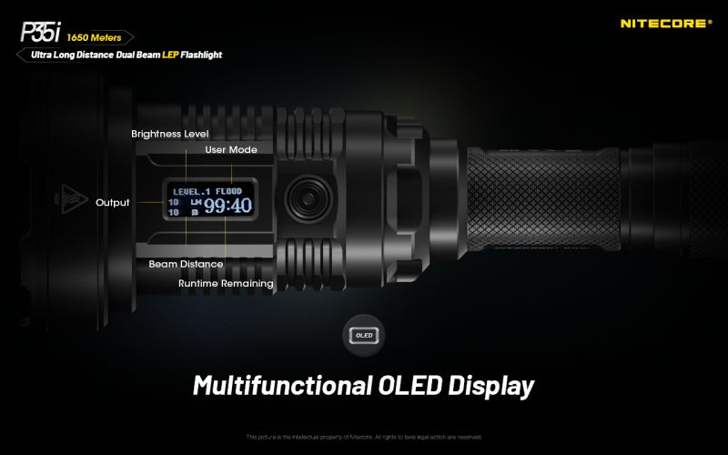 NITECORE Svietidlo P35i - čierne (NC-P35i)